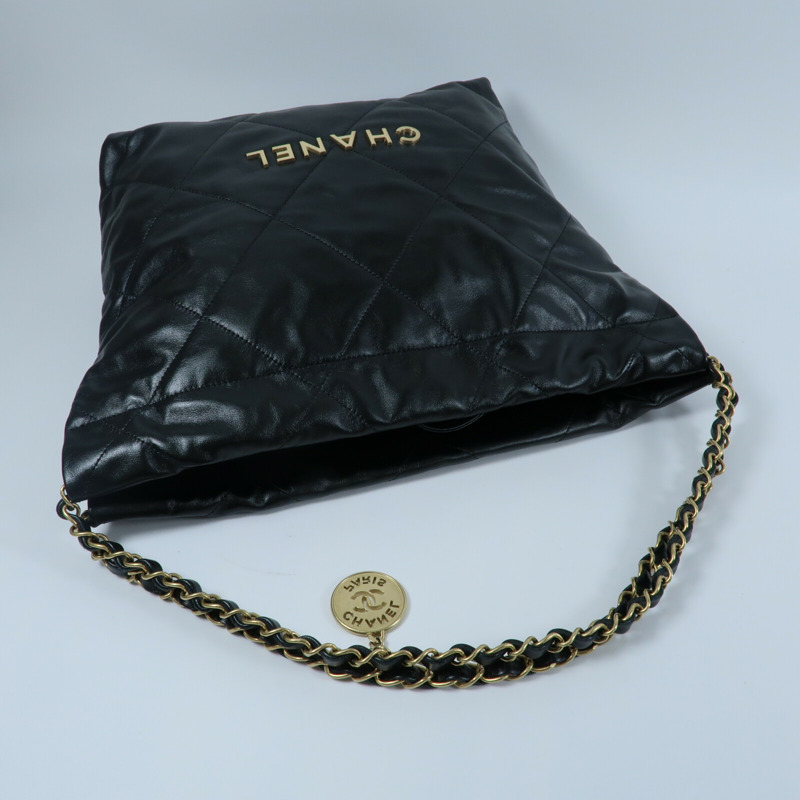 CHANEL 牛皮皮革Chanel 22 Small鏈帶肩背袋-8