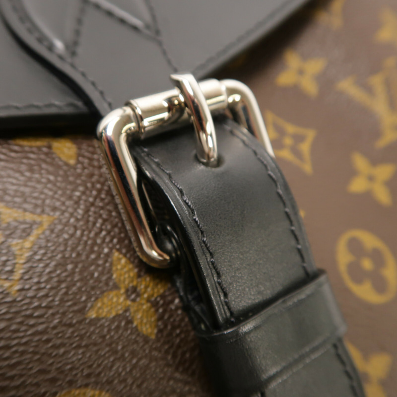 LOUIS VUITTON Monogram Macassar Palk背包-8