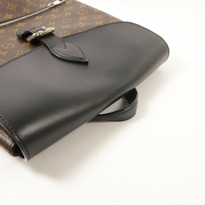 LOUIS VUITTON Monogram Macassar Palk背包-9