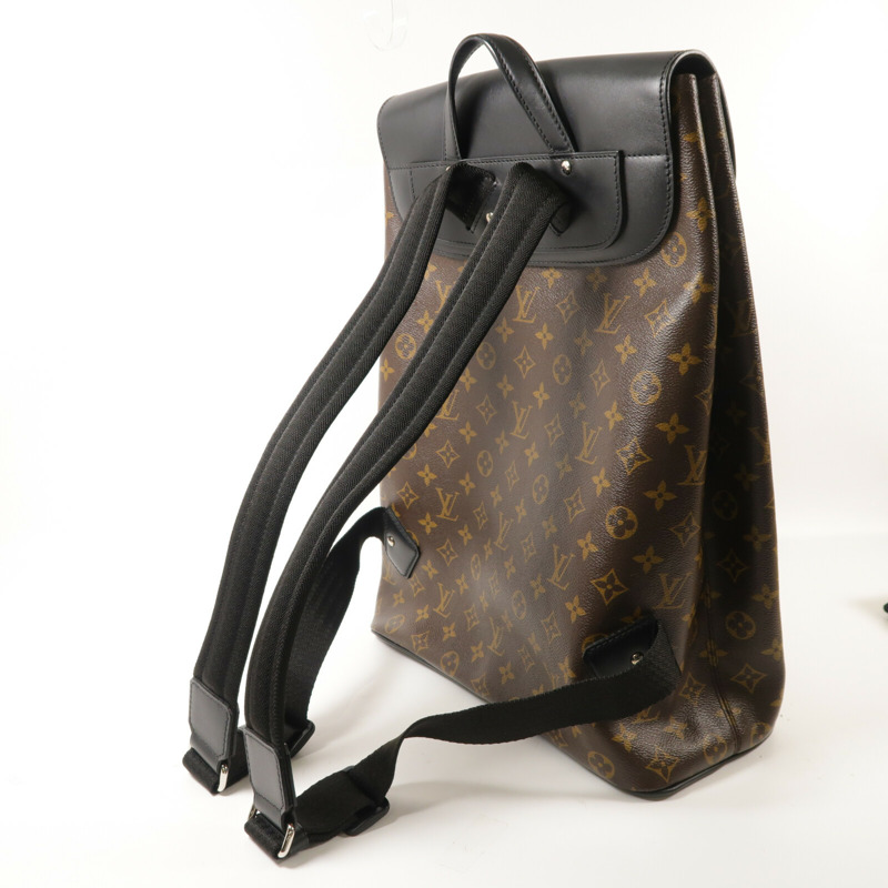 LOUIS VUITTON Monogram Macassar Palk背包-10