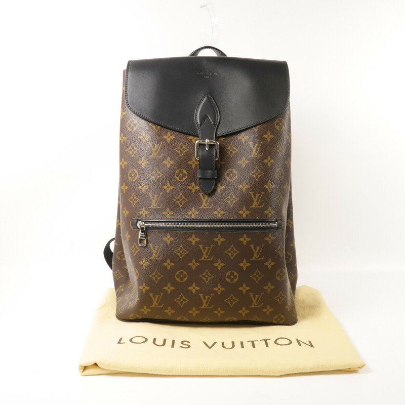 LOUIS VUITTON Monogram Macassar Palk背包-11