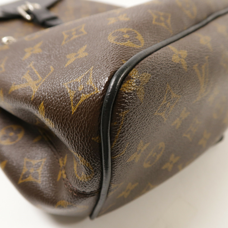 LOUIS VUITTON Monogram Macassar Palk背包-12