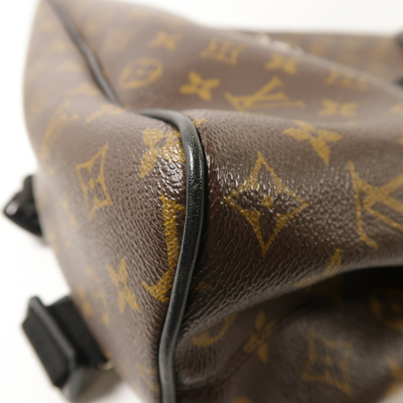 LOUIS VUITTON Monogram Macassar Palk背包-13