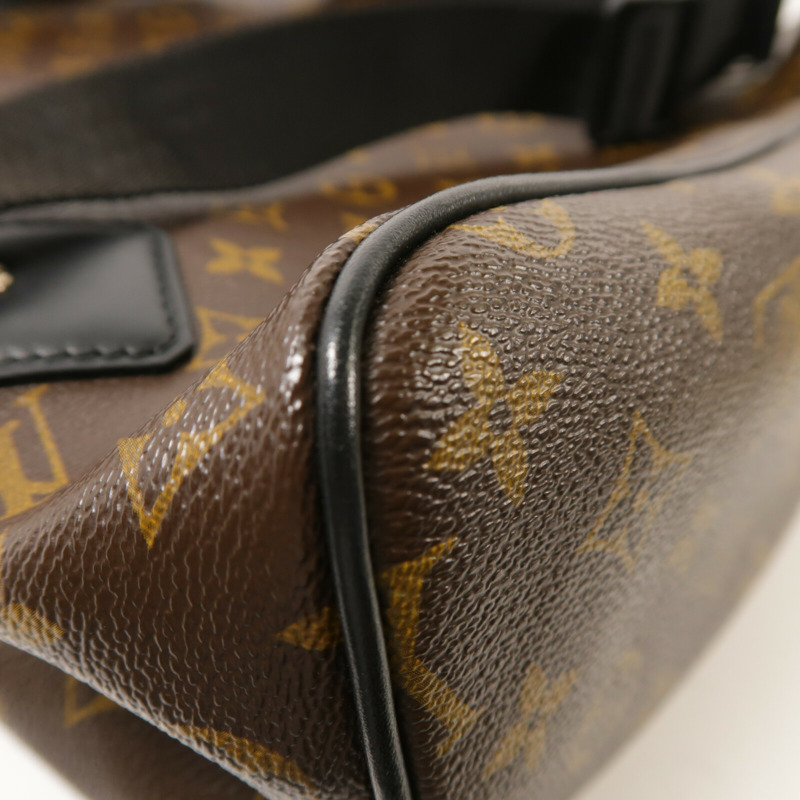 LOUIS VUITTON Monogram Macassar Palk背包-14