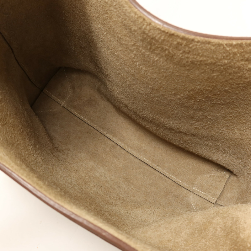 HERMES Clemence皮革Cabasellier 31手挽袋Etoupe-10