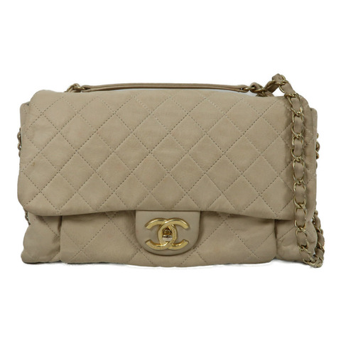 CHANEL 牛皮皮革Chain Shoulder鏈帶肩背袋