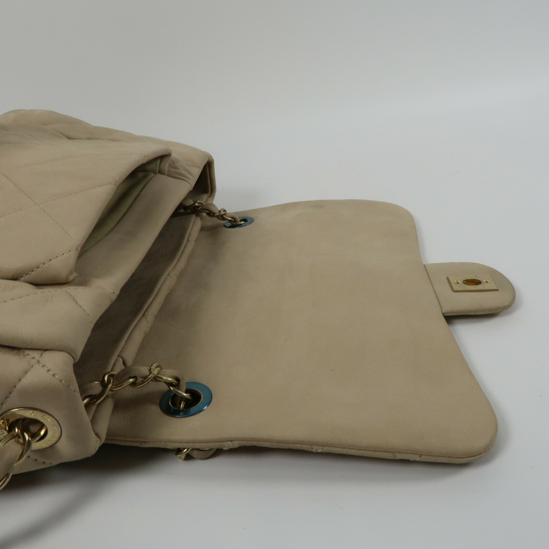 CHANEL 牛皮皮革Chain Shoulder鏈帶肩背袋-8
