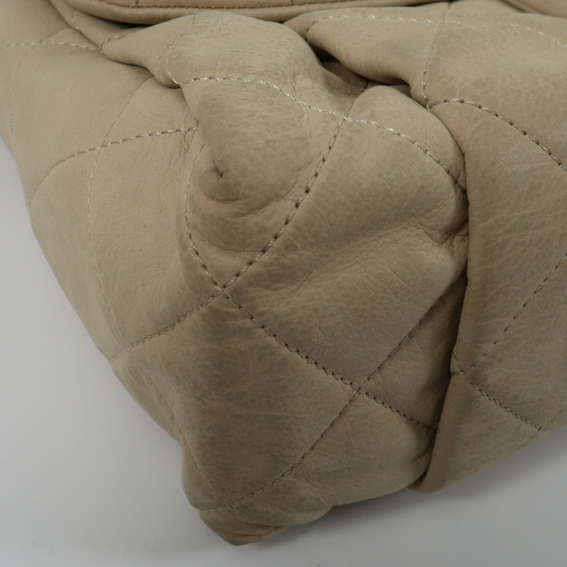 CHANEL 牛皮皮革Chain Shoulder鏈帶肩背袋-11