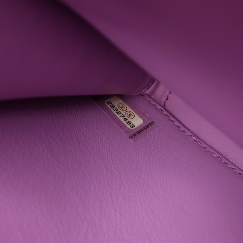 CHANEL Tweed Medium Vanity Case金扣鏈帶手挽肩背兩用袋-6