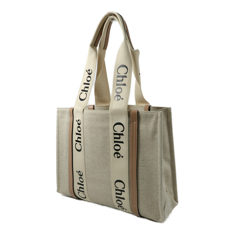 Chloe 帆布Woody Tote Bag手挽袋-2