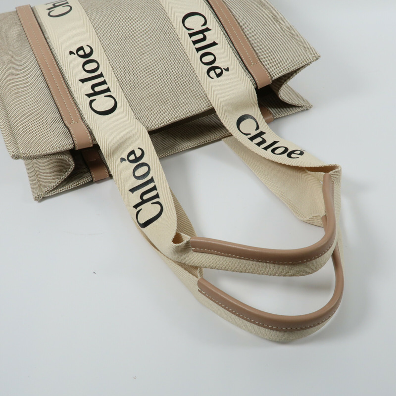 Chloe 帆布Woody Tote Bag手挽袋-7