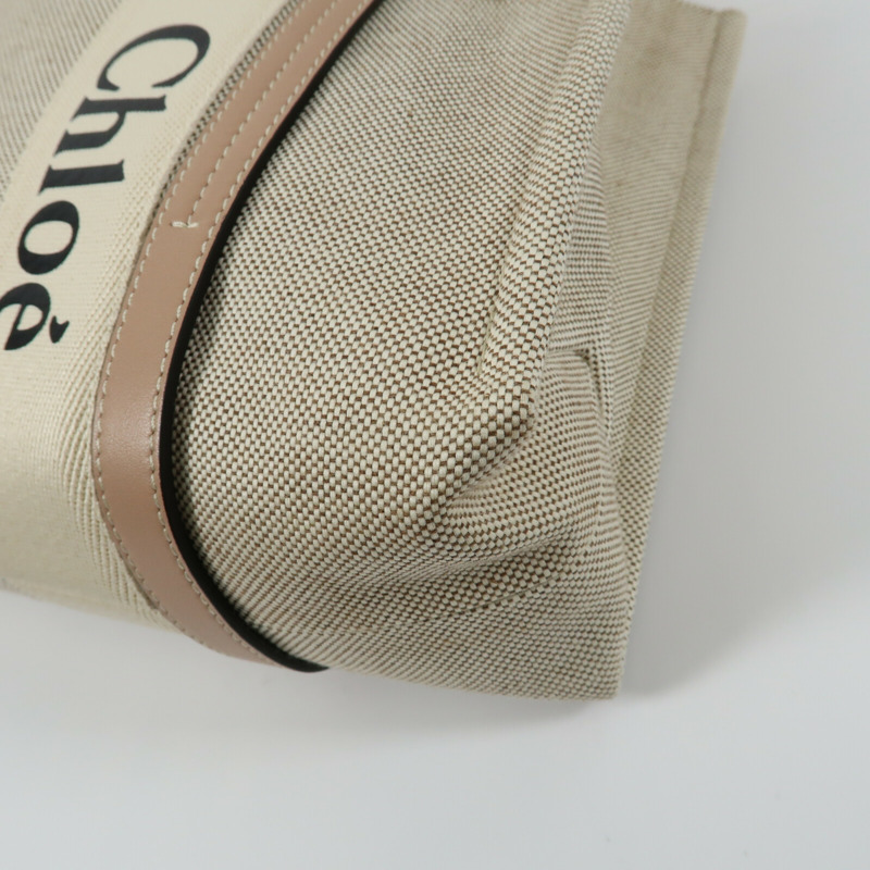 Chloe 帆布Woody Tote Bag手挽袋-12