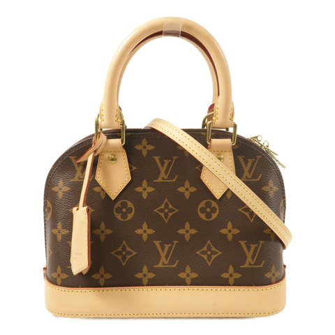 LOUIS VUITTON Monogram Alma BB金扣手挽肩背兩用袋