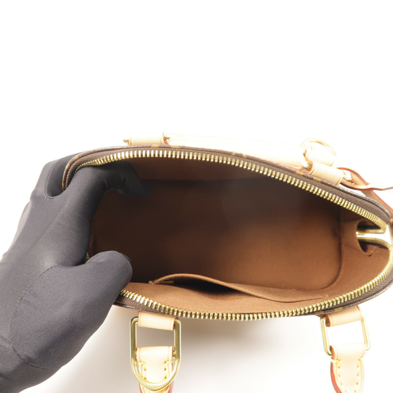 LOUIS VUITTON Monogram Alma BB金扣手挽肩背兩用袋-4