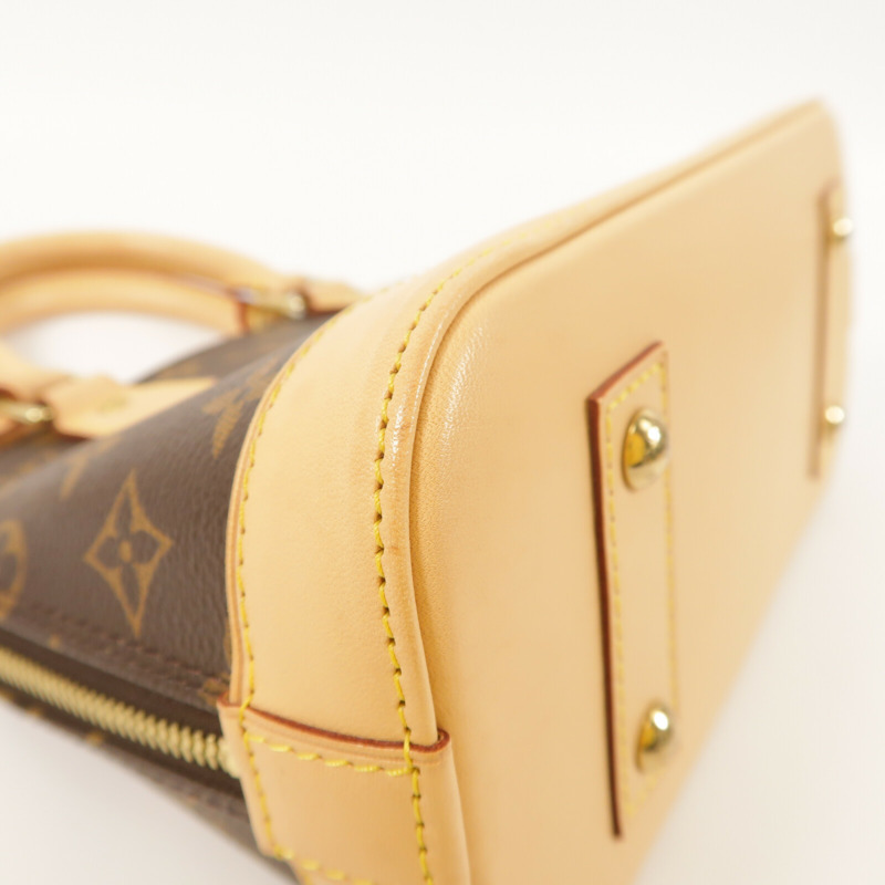 LOUIS VUITTON Monogram Alma BB金扣手挽肩背兩用袋-11