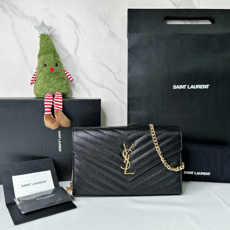 YSL 經典信封woc鏈帶包-0