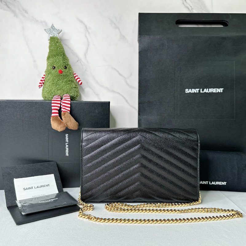 YSL 經典信封woc鏈帶包-1