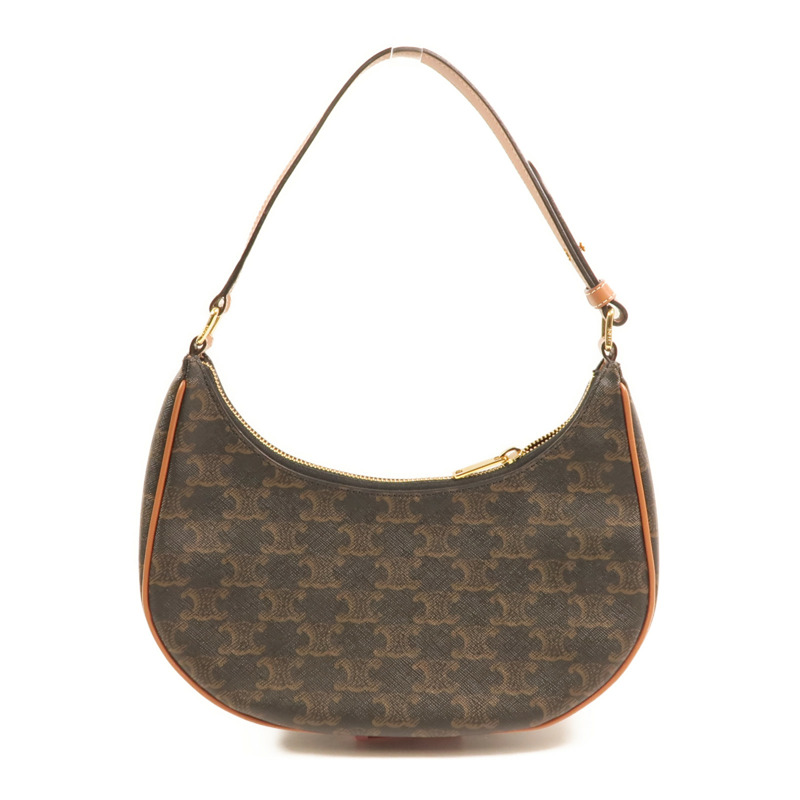 CELINE 塗層帆布Ava金扣肩背袋-1