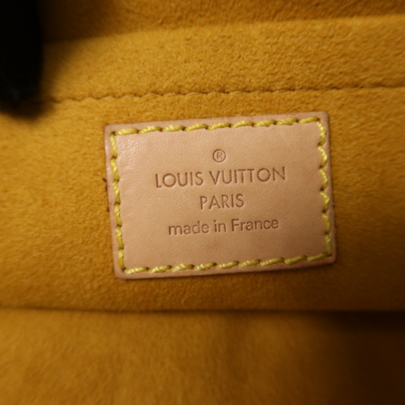 LOUIS VUITTON Monogram Denim Flat Shopper金扣手挽袋-5