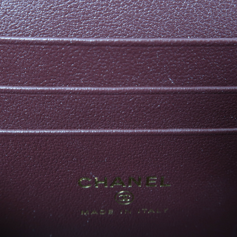 CHANEL 牛皮皮革Vanity Case鏈帶手挽肩背兩用袋-6