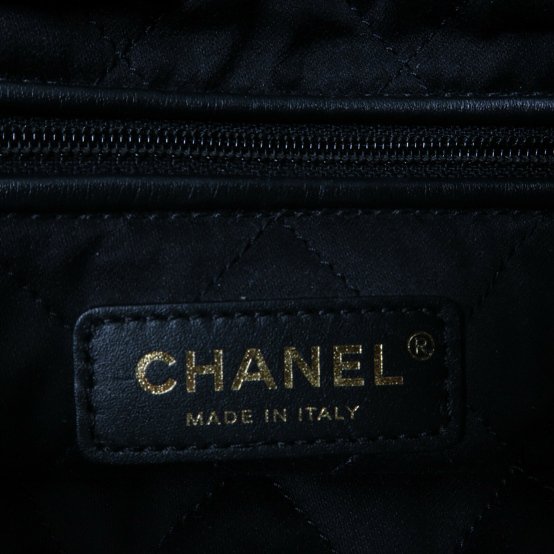 CHANEL 牛皮皮革Chanel 22 Backpack鏈帶背包-6