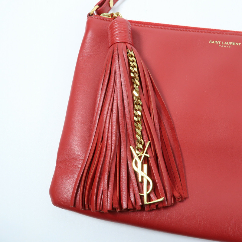 SAINT LAURENT 牛皮皮革Shoulder Bag肩背袋-8