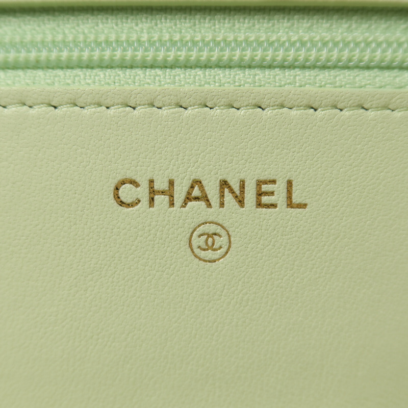 CHANEL 羊皮皮革Chanel 19 Wallet On Chain鏈帶手挽肩背兩用袋-5