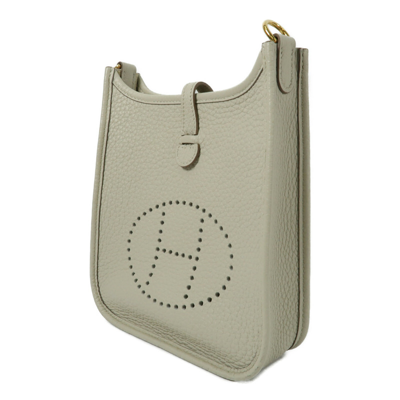 HERMES Clemence皮革Evelyne TPM肩背袋Beton-1