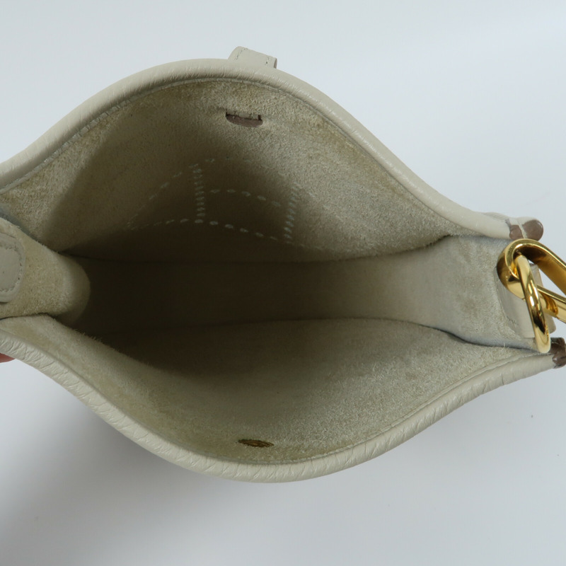 HERMES Clemence皮革Evelyne TPM肩背袋Beton-4