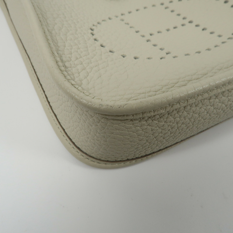 HERMES Clemence皮革Evelyne TPM肩背袋Beton-10