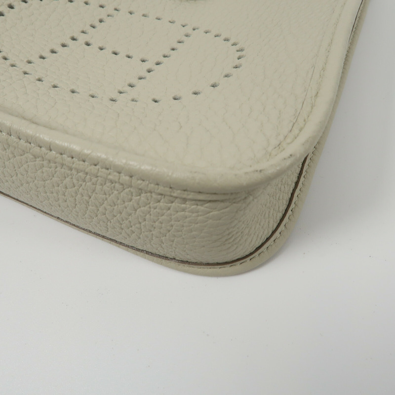 HERMES Clemence皮革Evelyne TPM肩背袋Beton-11