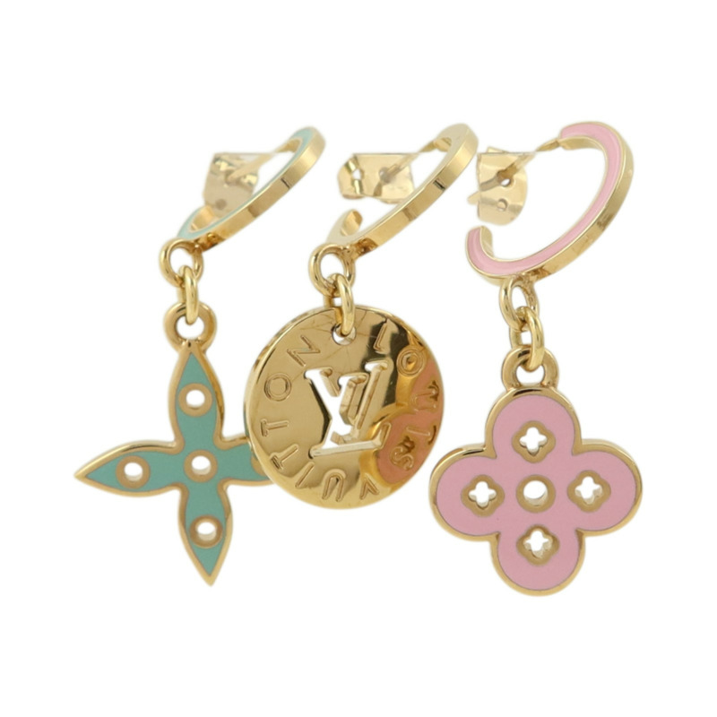 LOUIS VUITTON 金屬Sweet Monogram Earring Set耳環-1