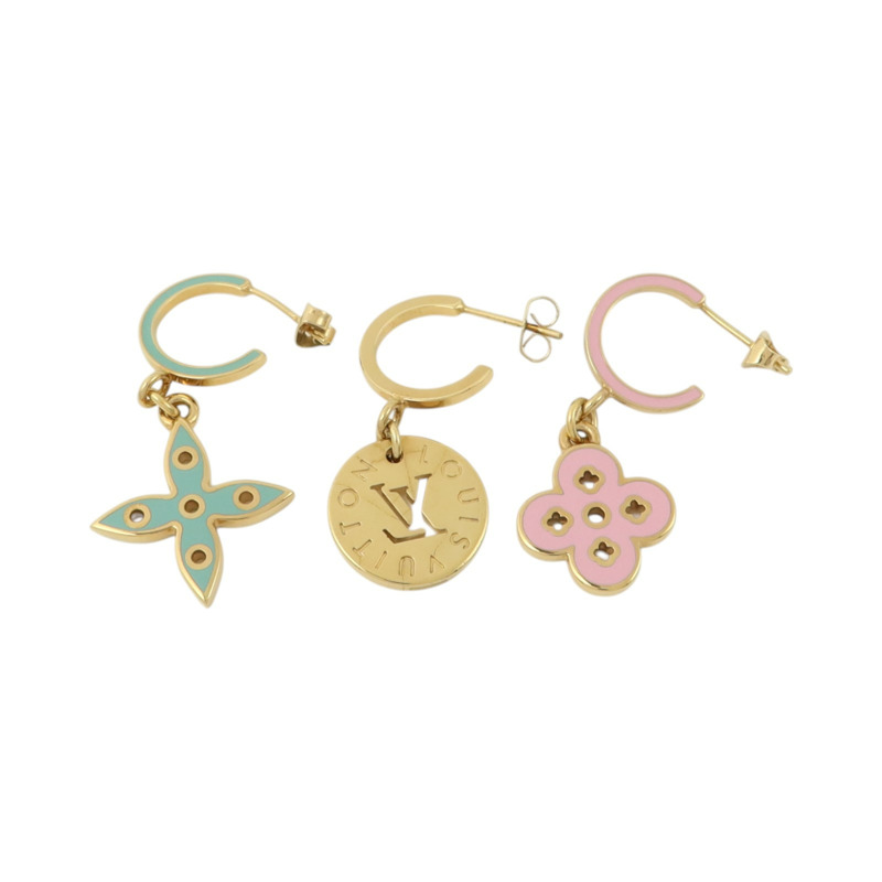 LOUIS VUITTON 金屬Sweet Monogram Earring Set耳環-2
