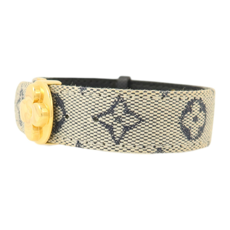 LOUIS VUITTON Monogram Mini Good Luck Bracelet金扣手鏈-1