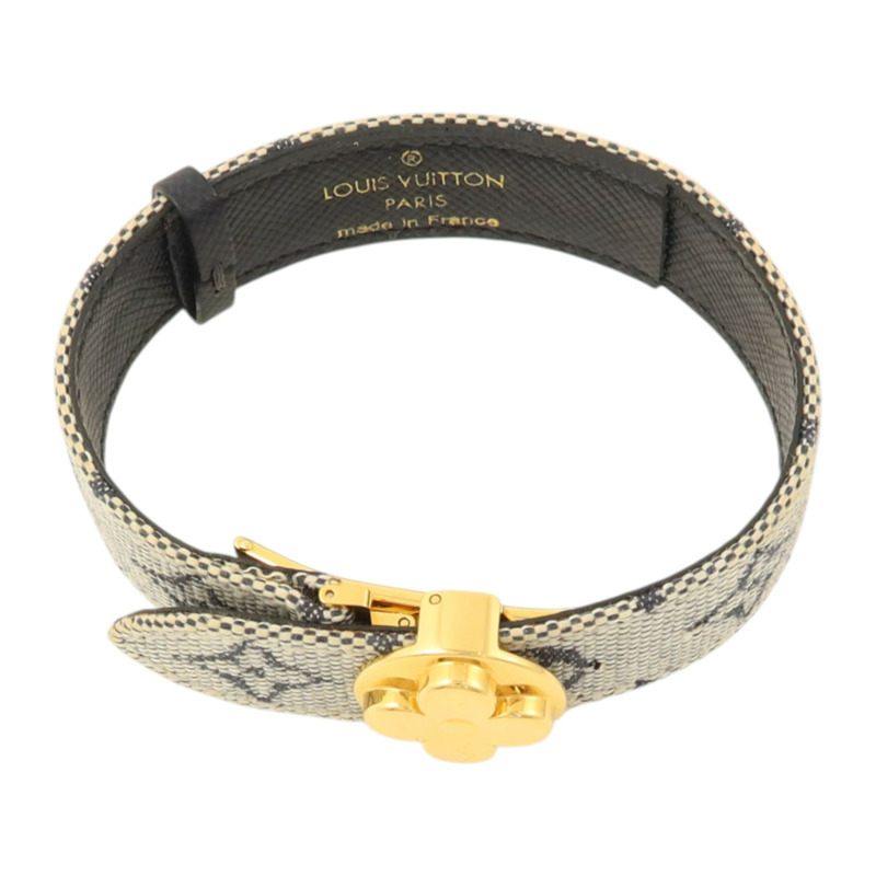 LOUIS VUITTON Monogram Mini Good Luck Bracelet金扣手鏈-3