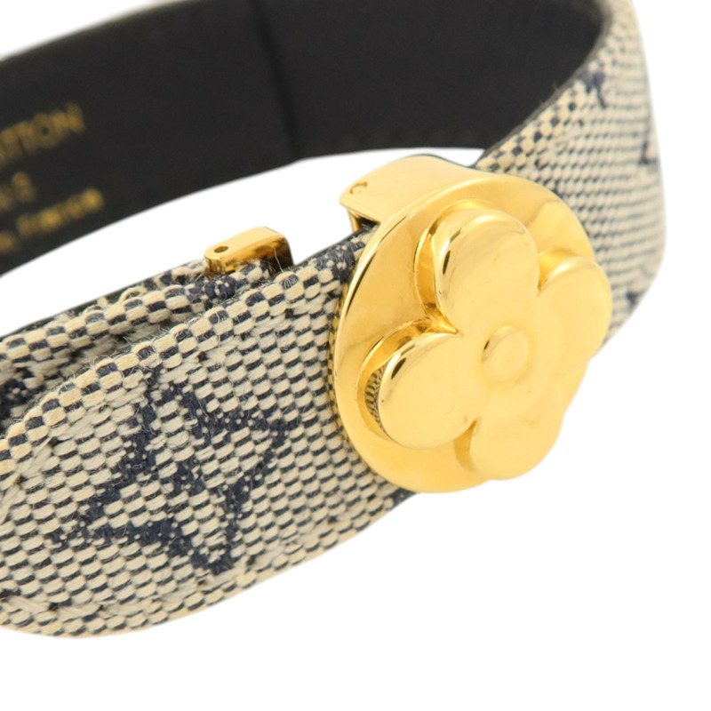 LOUIS VUITTON Monogram Mini Good Luck Bracelet金扣手鏈-4