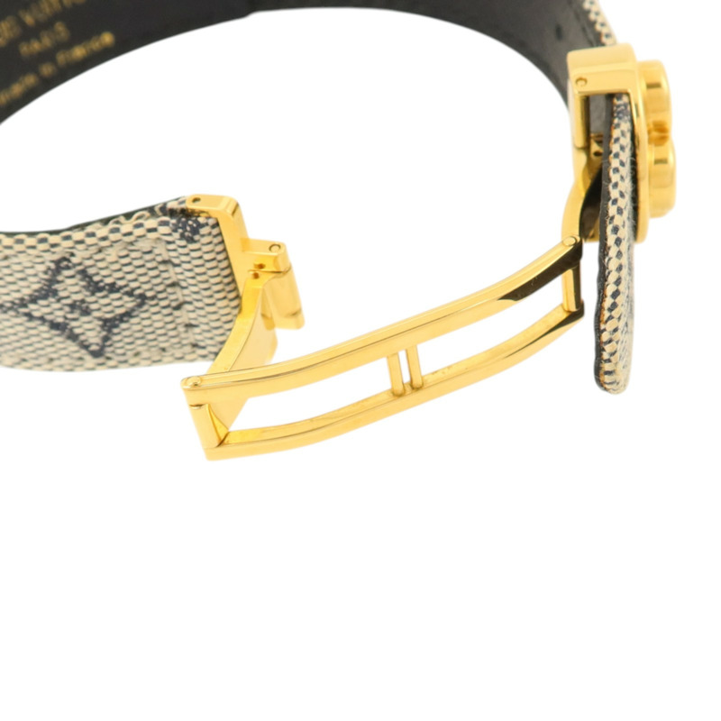 LOUIS VUITTON Monogram Mini Good Luck Bracelet金扣手鏈-5