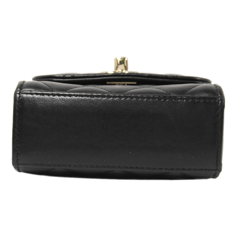 CHANEL 羊皮皮革Trendy CC Mini Flap Bag金扣鏈帶肩背袋-3