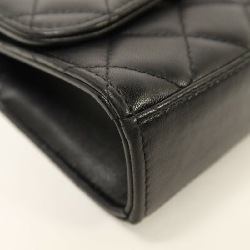 CHANEL 羊皮皮革Trendy CC Mini Flap Bag金扣鏈帶肩背袋-11