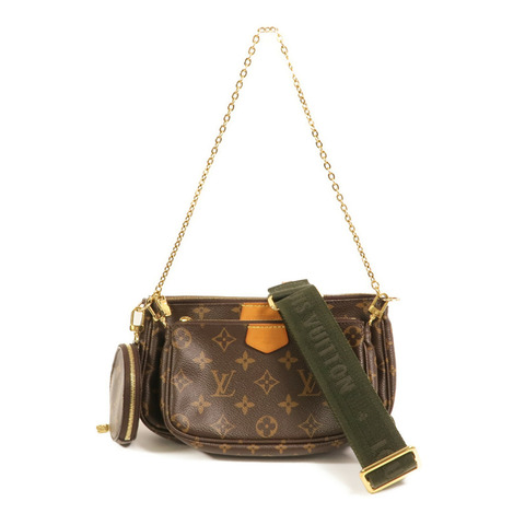 LOUIS VUITTON Monogram Multi Pochette Accessoires金扣肩背袋
