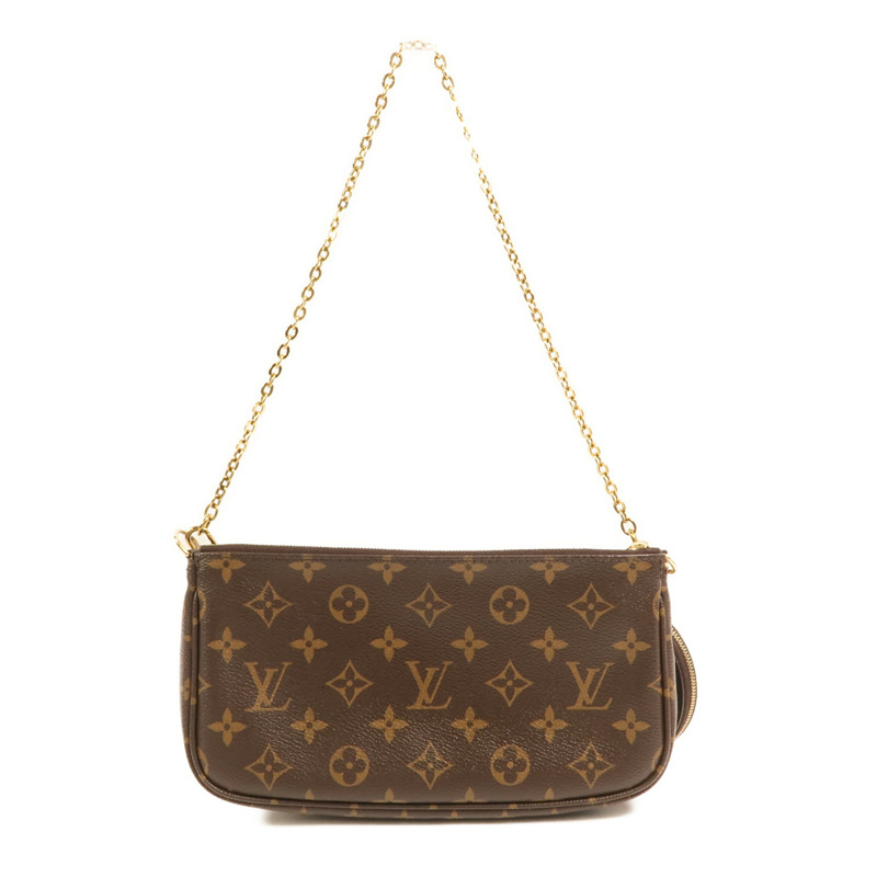 LOUIS VUITTON Monogram Multi Pochette Accessoires金扣肩背袋-1