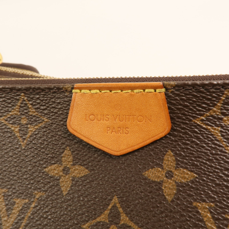 LOUIS VUITTON Monogram Multi Pochette Accessoires金扣肩背袋-10