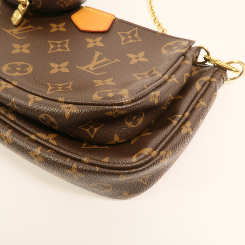 LOUIS VUITTON Monogram Multi Pochette Accessoires金扣肩背袋-11