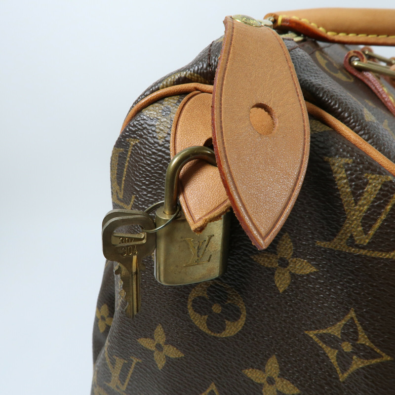 LOUIS VUITTON Monogram Speedy 30手挽袋-8