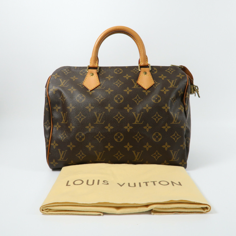 LOUIS VUITTON Monogram Speedy 30手挽袋-9