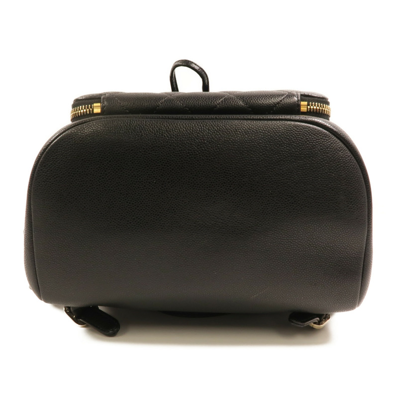 CHANEL 牛皮皮革Affinity Backpack金扣鏈帶背包-3