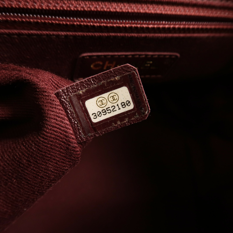 CHANEL 牛皮皮革Affinity Backpack金扣鏈帶背包-6