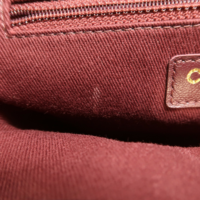 CHANEL 牛皮皮革Affinity Backpack金扣鏈帶背包-16