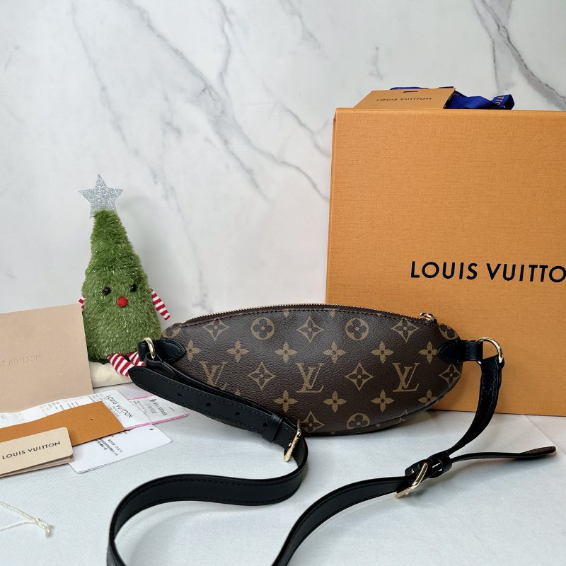 LV Keepit Monogram老花腰包-1