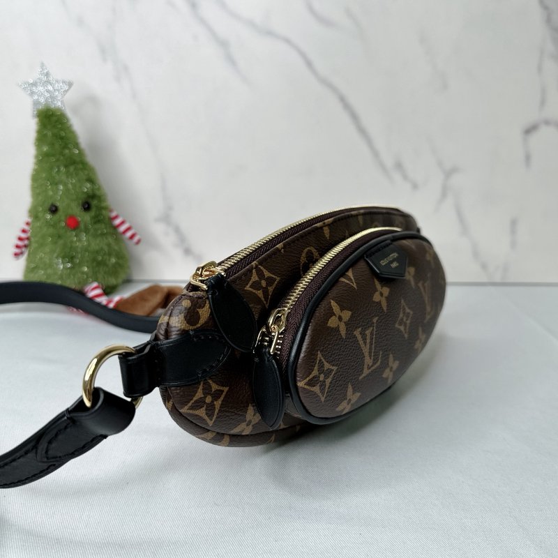 LV Keepit Monogram老花腰包-3